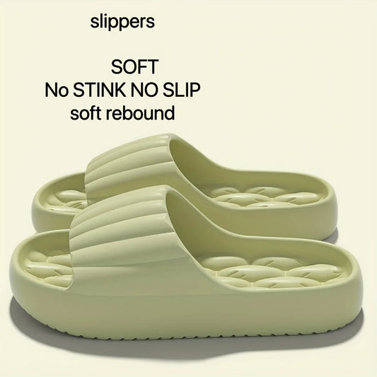 Soft Cloud Slippers 2025 Women Men Comfortable Anti Slip Indoor Outdoor Bathroom Fashion Leak Water Slippers