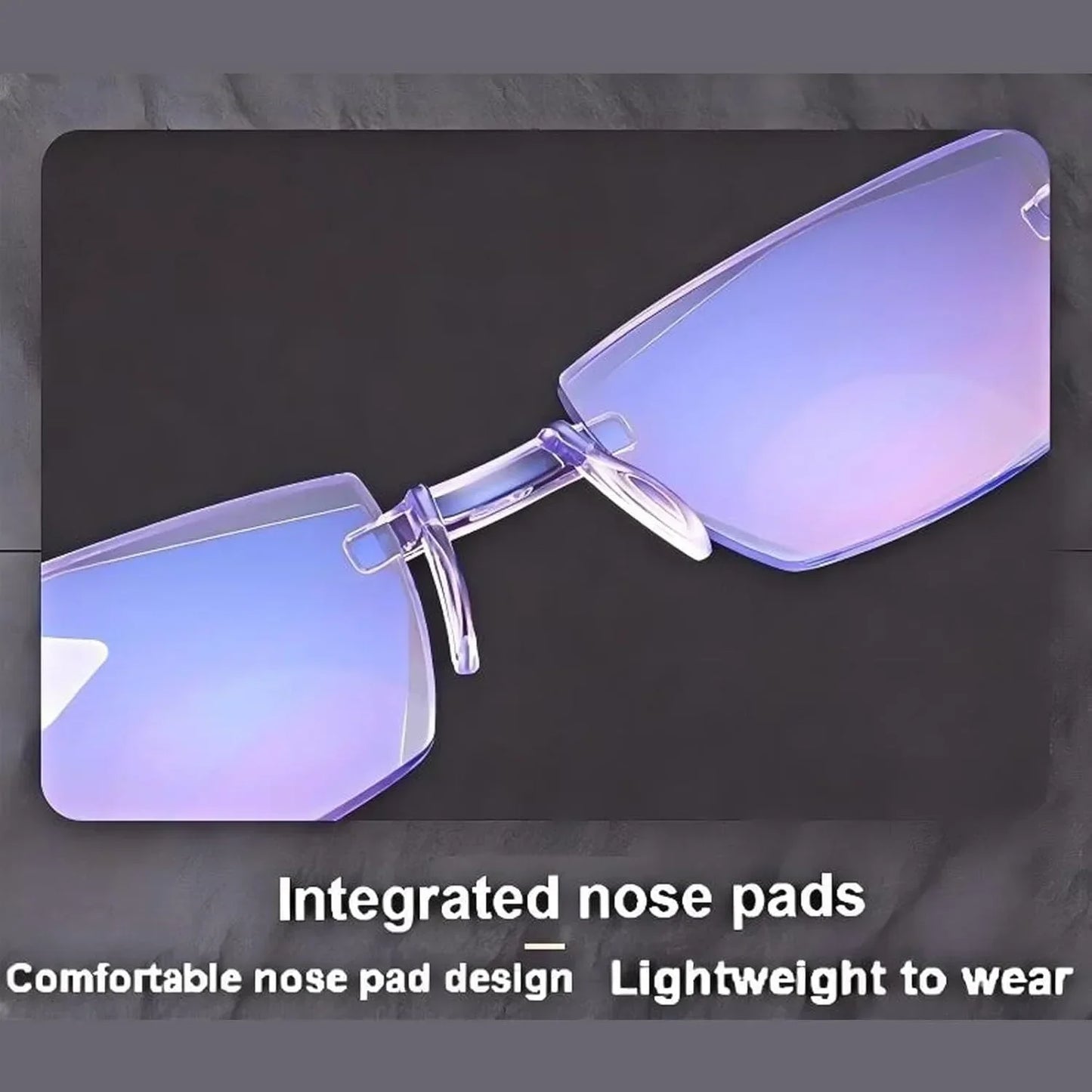 Glasses – Auto-Focus Reading Glasses for Men & Women Anti-Blue Light Intelligent Zoom with Eyeglasses Case Glasses Cloth