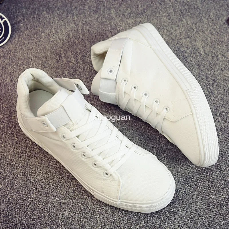 Sneakers Men's Canvas Shoes Fashion Sneakers Breathable Men Casual Shoes Male Classic Black White Autumn Spring/autumn Comfort
