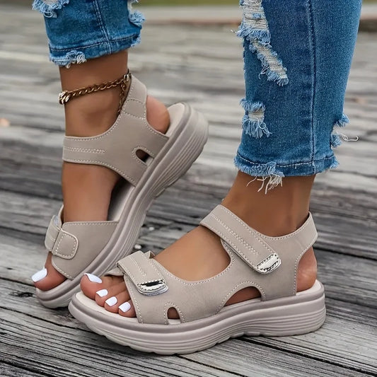 Women’s Summer Wedge Sandals – Lightweight Non-Slip Platform Slides