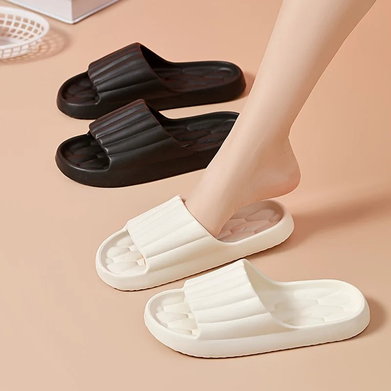 Soft Cloud Slippers 2025 Women Men Comfortable Anti Slip Indoor Outdoor Bathroom Fashion Leak Water Slippers