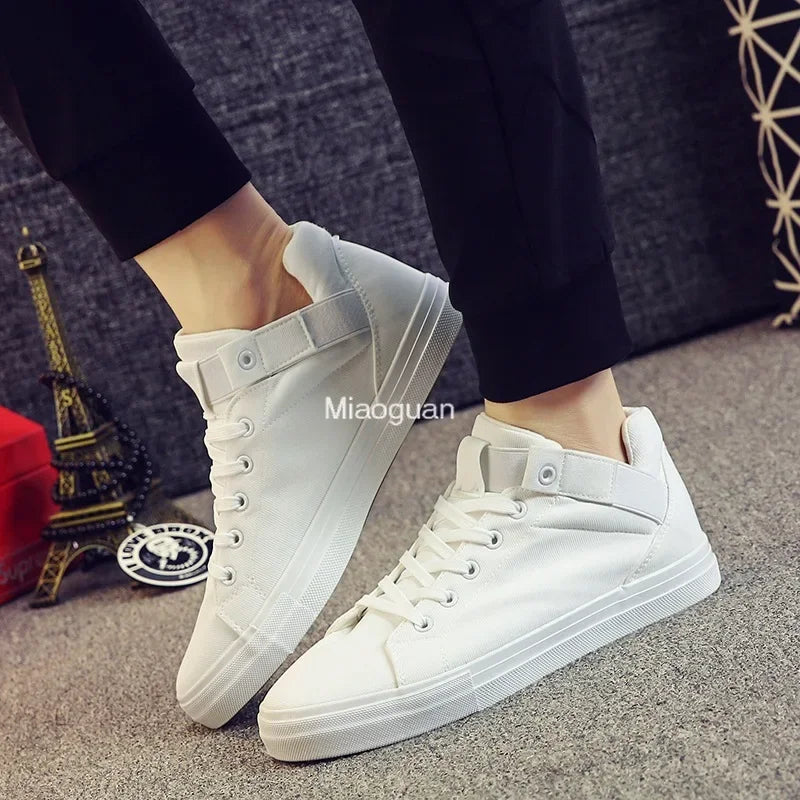 Sneakers Men's Canvas Shoes Fashion Sneakers Breathable Men Casual Shoes Male Classic Black White Autumn Spring/autumn Comfort