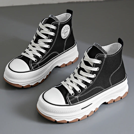 2024 Canvas Shoes Women Casual Platform Sneakers Stars Canvas Trainers Running Sport Shoes Tennis Shoes Outdoor Walking Sneakers