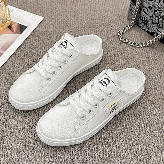 Women Canvas Shoes Breathable Women Fashion Casual Sneakers Student Flat Casual Shoes Sneakers Women Vulcanize Walking Shoes