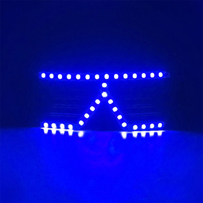 Futurist Electronic Luminous Glasses Novelty DJ show glowing glasses cool cyberpunk Glasses cosplay dance performance props