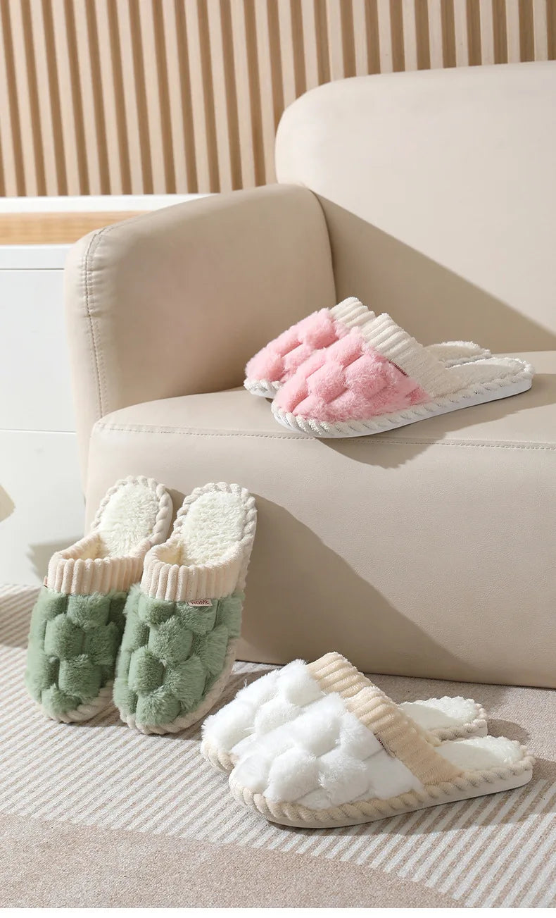 Winter Plush Anti-Slip Slippers