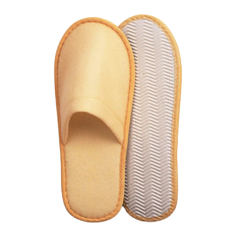 Women Indoor Slipper travel portable Spa Hotel Slipper Spring Summer shoes Woman House Flat Floor Soft Silent Slides for Bedroom