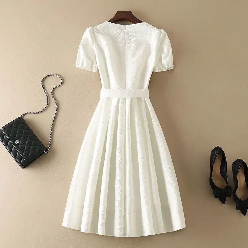 Women's Dress Graduation Female Dresses Midi Beach Loose Soft Chic and Elegant Pretty New Features of Clothing Luxury Vintage G